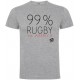 Tee shirt LoL Rugby "99%" Gris