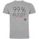 Tee shirt LoL Rugby "99%" Gris