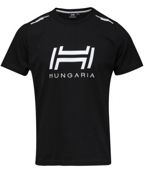 T-SHIRT HUNGARIA BROOKS HOMME NOIR