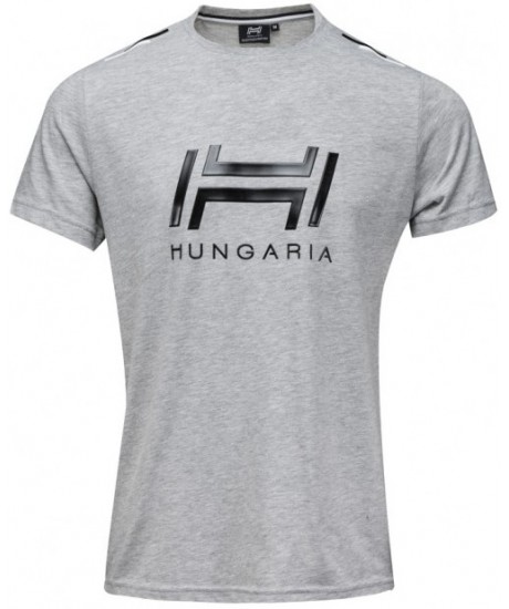 T-SHIRT HUNGARIA BROOKS HOMME GRIS