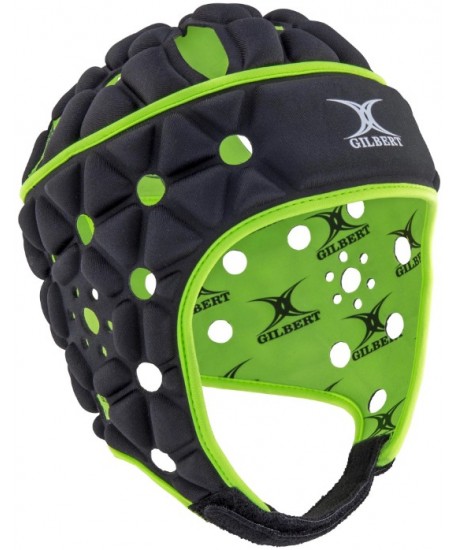 CASQUE GILBERT AIR HEADGUARD Noir/Vert