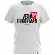 Tee Shirt Rugby Division "VERY" Blanc