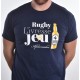 Tee shirt Aficionados "L'Ivresse du jeu" Marine