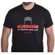 Tee shirt Aficionados "Guerrier du Dimanche après-midi" Noir