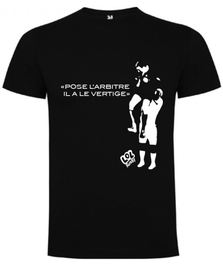 Tee shirt LoL Rugby "VERTIGE" Noir