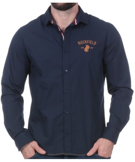 Chemise  ML Ruckfield FRENCH RUGBY CLUB Bleu Marine