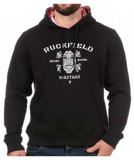 SWEAT RUCKFIELD MAORI NOIR