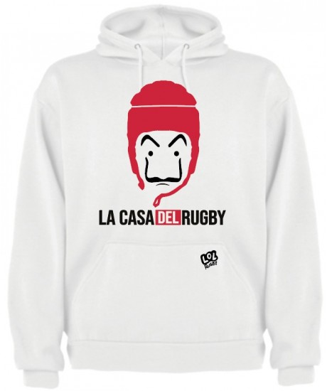 Sweat capuche "casa" blanc