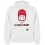 Sweat capuche "casa" blanc