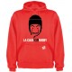 Sweat capuche "casa" Rouge