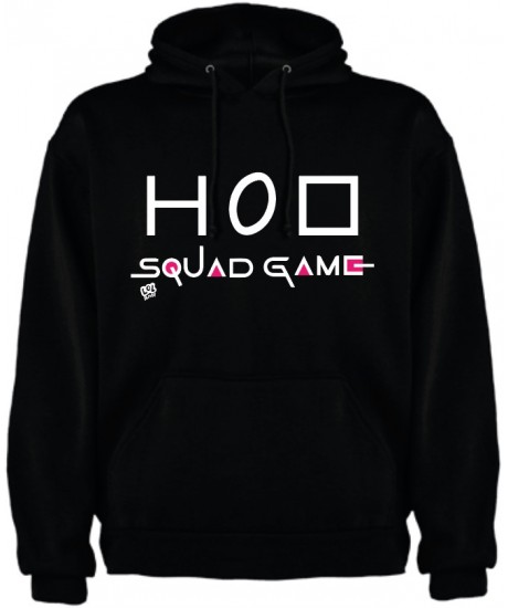 Sweat capuche "Squad Game" Noir