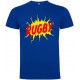 Tee shirt  "Boom " Bleu