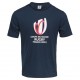 T-Shirt Rugby Logo Rugby World Cup France 2023 Bleu