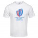 T-Shirt Logo Rugby Coupe Du Monde De Rugby France 2023 Blanc
