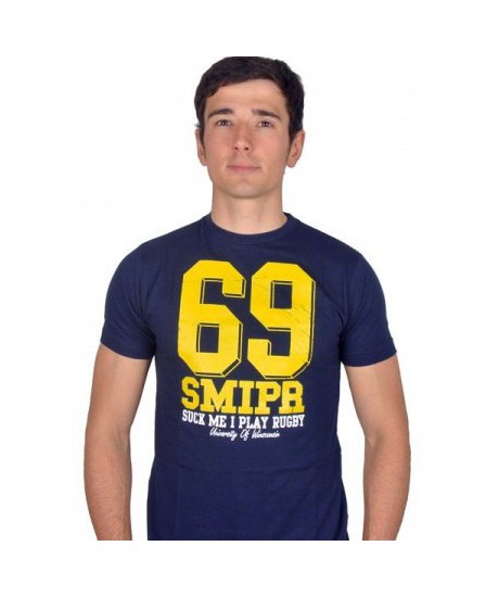 SUCK ME  " I PLAY RUGBY " 69 Bleu / Jaune