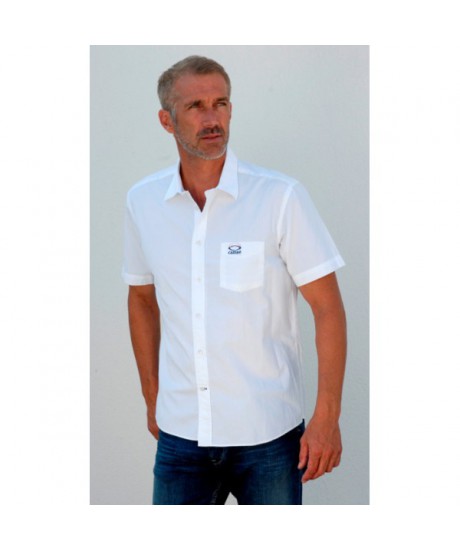 Chemise Cambé MC blanche 