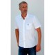 Chemise Cambé MC blanche 