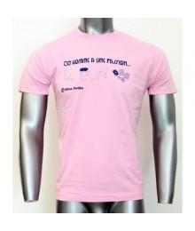 Tee shirt Ultrapetita "cet homme..."rose