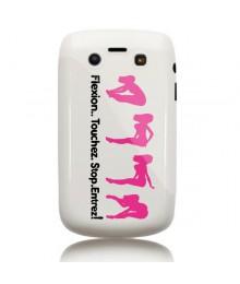 Coque Blackberry Bold 9700 " Flexion Noir"