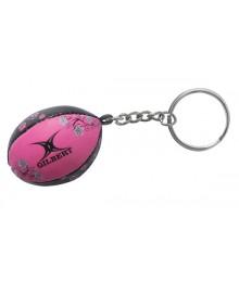 Porte clefs Gilbert beach rugby Rose