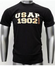 Tee shirt USAP Errea noir junior