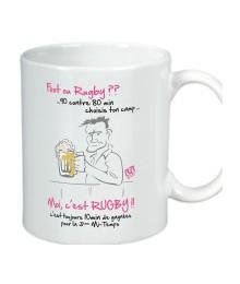 Mug "Foot ou Rugby" 