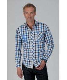 Chemise Cambé Carreaux Bleu