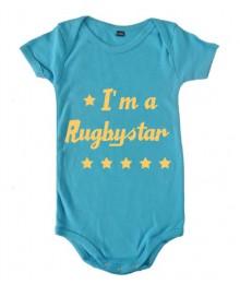 Body bébé "Rugbystar" Bleu/Or