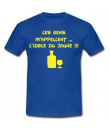 Tee shirt " L'idole du Jaune " Bleu/Jaune