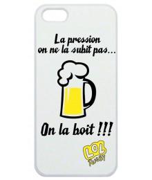 Coque Smartphone "La pression on ne la subit pas, on la boit !!"