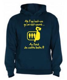 Sweat Capuche "Sardines" Bleu marine