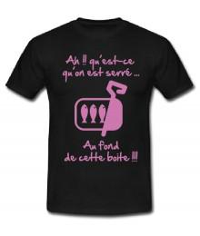 Tee shirt Junior "Sardines" Noir