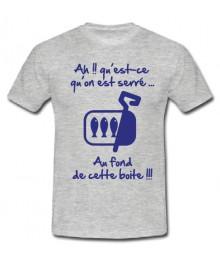 Tee shirt Junior "Sardines" Gris