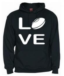 Sweat Love Rugby noir 