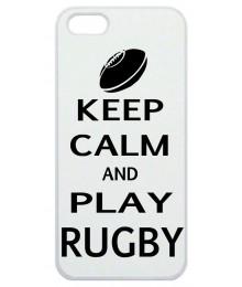 Coque Smartphone Keep Calm and Play Rugby