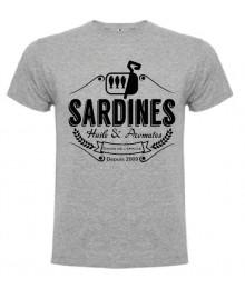 Tee Shirt Sardines 2 Gris