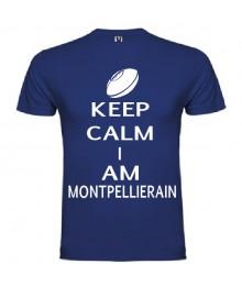Tee Shirt Keep Calm I Am Montpellierain