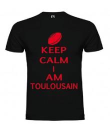 Tee Shirt Keep Calm I Am Toulousain