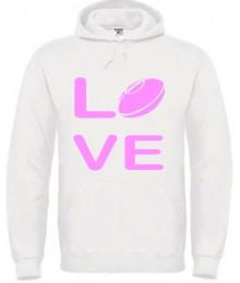 Sweat Love Femme Blanc rose