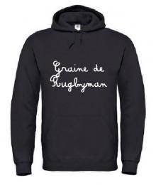 Sweat Junior Graine de Rugbyman Noir