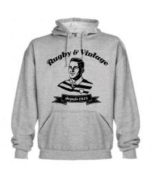 Sweat capuche Rugby & Vintage Buste Gris