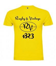 Tee Shirt Rugby & Vintage RV Jaune