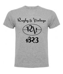 Tee Shirt Rugby & Vintage RV Gris