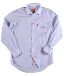 Chemise ML Jus de Chaussettes Charly bleu