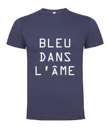 Tee Shirt Frenchie Bleu dans l'âme