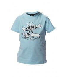 Tee Shirt Rugby Division "SURF" bleu crystal