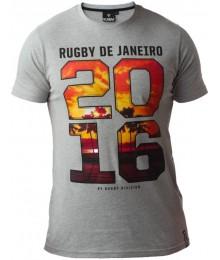 Tee Shirt Rugby Division "RIO"Gris