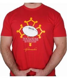 Tee shirt Aficionados "OCCITANIE" Rouge 