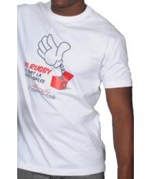 Tee shirt Aficionados "BOITES A GIFLES"  Blanc