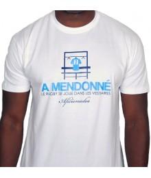 Tee shirt Aficionados "VESTIAIRE 2" BlANC 